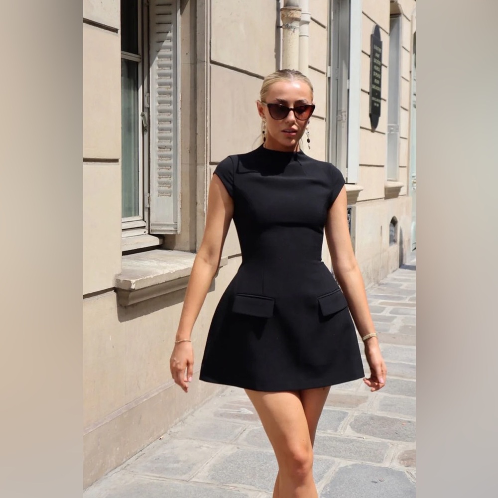 Oddmuse London The Ultimate Muse Cap Sleeve Mini Dress